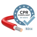 Kabel til fotovoltaiske installationer H1Z2Z2-K klasse B2 (CPR) Rød 4mm IKKE-BRÆNDBAR 000-113 (2)