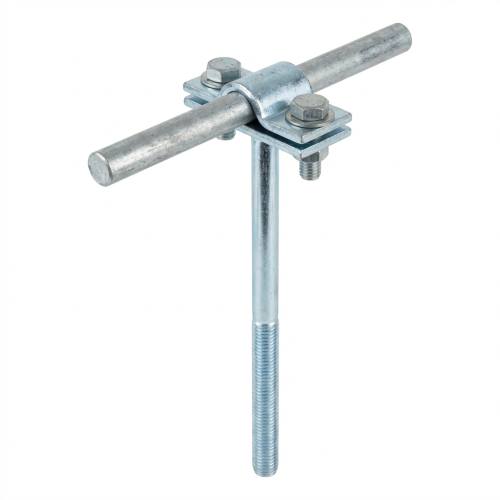 Skrueholder til tråd h=12cm galvanisk forsinket 000-150 (1)