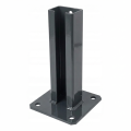 Hegnsstolpe fundament 60x40 antracit RAL 7016 galvaniseret 000-152 (1)