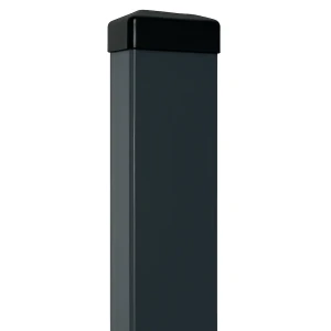 Hegn stolpe 60x40x1,2 mm, længde 2,0 m, grafit RAL 7016