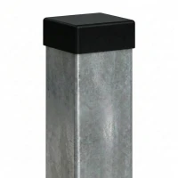 Hegn stolpe 100x100x2 mm, længde 2,4 m, galvaniseret