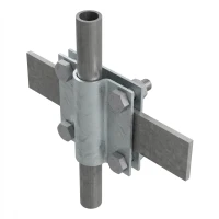 Jordklemme 2-plade til runde ledere Fi14–20 mm og flade ledere op til 40 mm