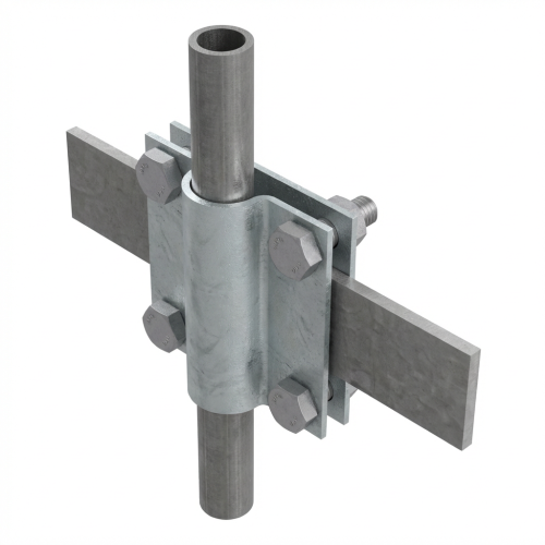 Jordforbindelse 2-pladers stang; B op til 40 mm, Ø 20 mm PV-24-03 (1)