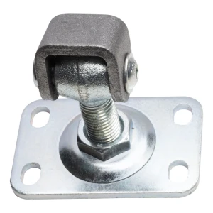 Justerbart hængsel med rektangulært skilt M16 85x55 mm