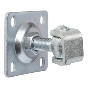 Justerbart hængsel med skilt M16 80x80x3 mm, galvaniseret øje