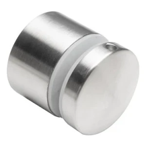 Punktbeslag til glas fi 50/30/M10x45, glas 8-21,52 mm, AISI 304, fladt system, satin