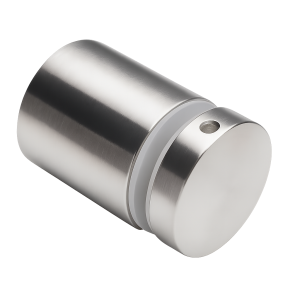 Punktbeslag til glas fi 50/50 M10x60, glas 8-21,52 mm, AISI 304, fladt system, satin