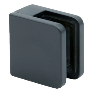 Glasholder 45x45x26 mm antracit glas 6-10,76 mm zamak fladt system malet