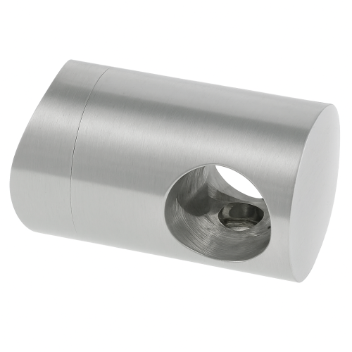 Gennemgangsbeslag til stang/rør fi 12 mm, system til rør 42,4 mm, AISI 304 satin 000-290 (1)