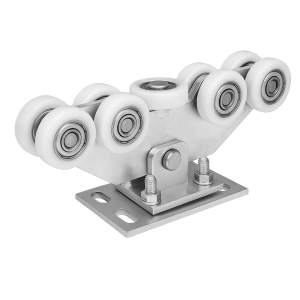 Løbevogn 80 9-hjulet af plast til skydeport