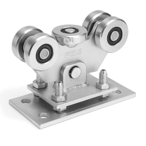 Løbehjul 70 til skydeport 5-hjulet stålhjul