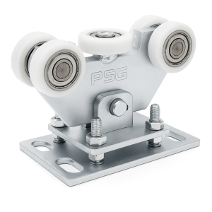 Løbehjul 70 til skydeport svingende 5 ruller af plast