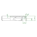 Væg-gulvbøjning 10-12 mm 25 stk. 000-091 (12)