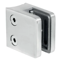 Glasholder 45x45x26 mm glas 8-10,76 mm AISI 304 system 48,3 mm satin