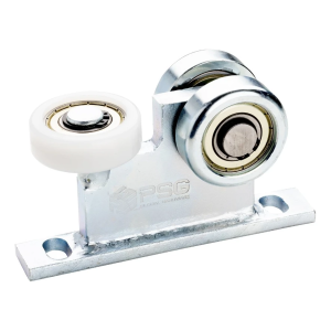 Løbekat 70 til hængeport 2 stålruller og 1 af plast - smal base