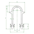 Taker med clips 60 mm (2700 stk.) - KIT 000-259 (5)