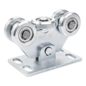 Portåløber 80 til skydeport – 5-hjulet, stålhjul