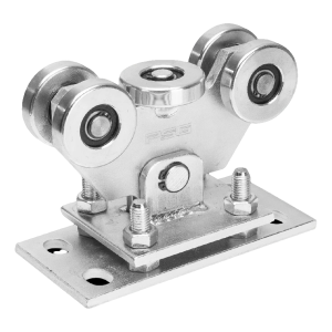 Løbehjul til skydeport 80 med 5 stålruller justerbar