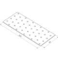 Perforeret plade tømrerforbinder PP 9 80x200x2,0 000-366 (4)