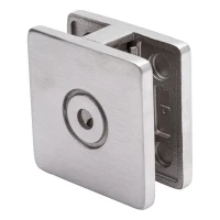 Glasholder 8-10 mm 60x60x28 mm AISI 304 fladt system, satin