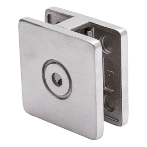 Glasholder 8-10 mm 60x60x28 mm AISI 304 fladt system, satin