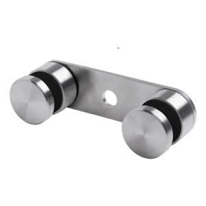 Glasbeslag 8-21,52mm dobbelt fi 50/M10 L=170mm AISI 304 satin