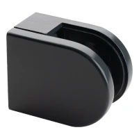 Glasholder 6-10,76 mm 50x40x26 mm pin zamak fladt system antracit