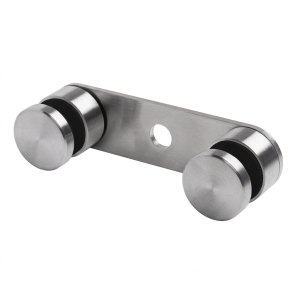 Glasholder til glas 8-21,52mm dobbelt fi 30/M8 L=150mm AISI304 universel satin