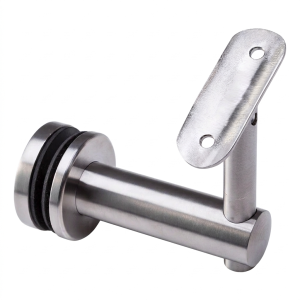 Gelænderbeslag til glas 10,76-25,52mm Ø 50mm AISI304 system 42,4 satin
