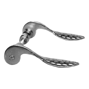 Postal – smedet dørhåndtag galvaniseret H155×L85 mm komplet