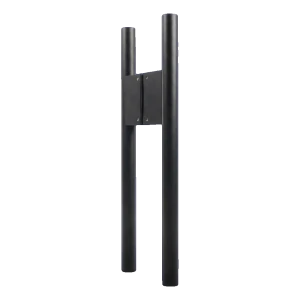 PSG Dørgreb dobbeltsidet rund sort mat 30×500 mm AISI 304