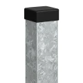 Hegn stolpe 80x80x2 mm, længde 2,4 m, varmgalvaniseret 000-489 (1)