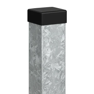 Hegnsstolpe 80x80x2 mm. længde 2 m galvaniseret