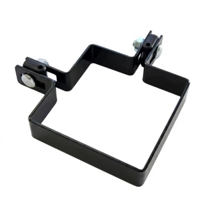 Hjørnebeslag til panelhegn 100x100 mm sort