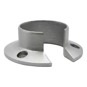 Kozza – aksielt beslag til rundt aluminiumshåndgreb ø 40 mm, mat anodiseret