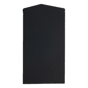 Kozza sideafslutning til hel-glas gelænder profil KE 100 – mørkegrå