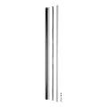 Kozza KB5000 – komplet fransk altan aluminium H1100 mm, glas 16–17,52 mm, mat anodiseret 000-851 (3)