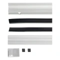 Kozza KB5000 – komplet fransk altan aluminium H1100 mm, glas 16–17,52 mm, mat anodiseret 000-851 (6)