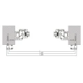 Kozza KB5000 – komplet fransk altan aluminium H1100 mm, glas 16–17,52 mm, mat anodiseret 000-851 (7)