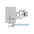 Kozza KB5000 – komplet fransk altan aluminium H1100 mm, glas 16–17,52 mm, mat anodiseret 000-851 (8)