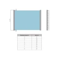 Kozza KB5000 – komplet fransk altan aluminium H1100 mm, glas 16–17,52 mm, mat anodiseret 000-851 (9)