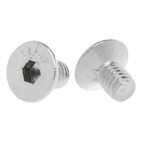 Forsænket skrue M6x10 DIN 7991 – rustfrit stål A2 (AISI 304), sekskanthulrum 000-815 (1)