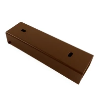 C-profil forbindelsesbeslag til sokkel 200x55 bronze