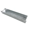 U-profil forbindelsesbeslag holder til sokkelelement 250x50 Galvaniseret GPV-700-39 (2)