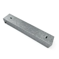 C-profil forbindelsesstykke til sokkel 300x55 galvaniseret