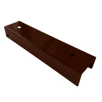 C-profil forbinder beslag til sokkel 250x55 brun