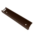 C-profil forbindelsesbeslag til sokkel 300x55 brun GPV-700-50 (2)