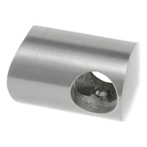 PSG gennemføringsbeslag til stang Ø 10 mm – system rør 42,4 mm, rustfrit stål satin