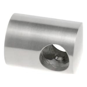 PSG gennemgående balustradeholder fi 12 mm til plan overflade – stål AISI 304 satin