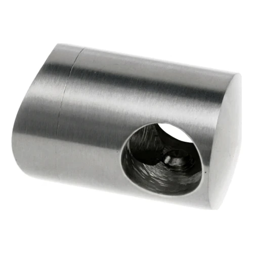 PSG gennemgående holder til stang ø 12 mm – montering til rør 42,4 mm, AISI 304 poleret 000-901 (1)